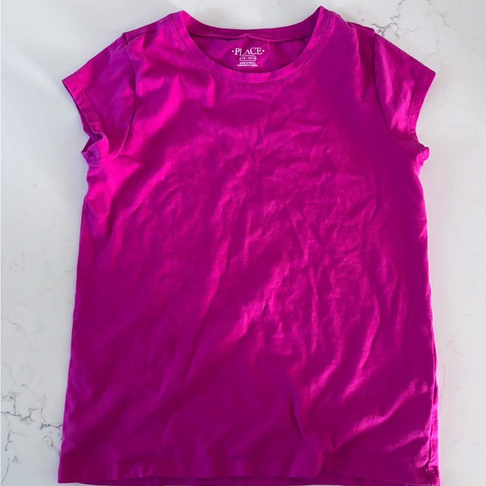 The Children's Place Fuchsia Short Sleeve Tee